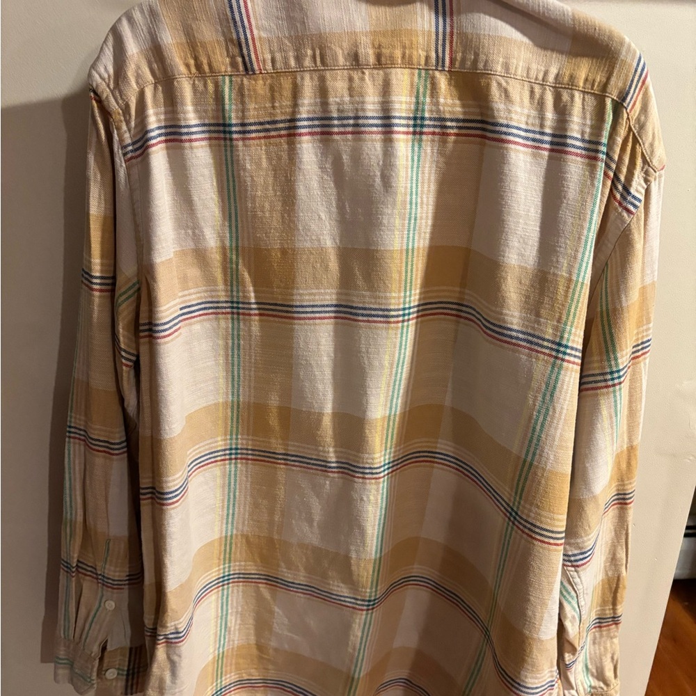 Levi's Men's Multicolor Plaid Button Down Shirt - Picture 2 of 2